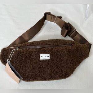 Wilo the Label Sherpa Espresso Belt Bag, NWT